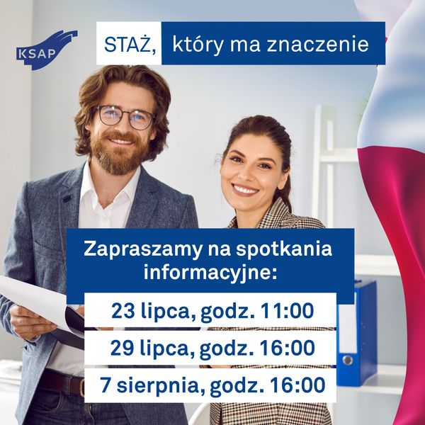 Zdjęcie artykułu NOWA EDYCJA PROGRAMU KSZTAŁCENIA STACJONARNEGO – „STAŻ, KTÓRY MA ZNACZENIE”