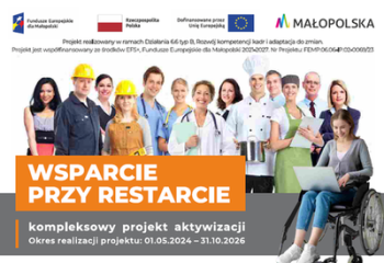 Zdjęcie artykułu Projekt "Wsparcie przy restarcie - kompleksowy projekt...